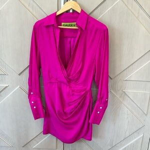 Gauge81 hot pink dress